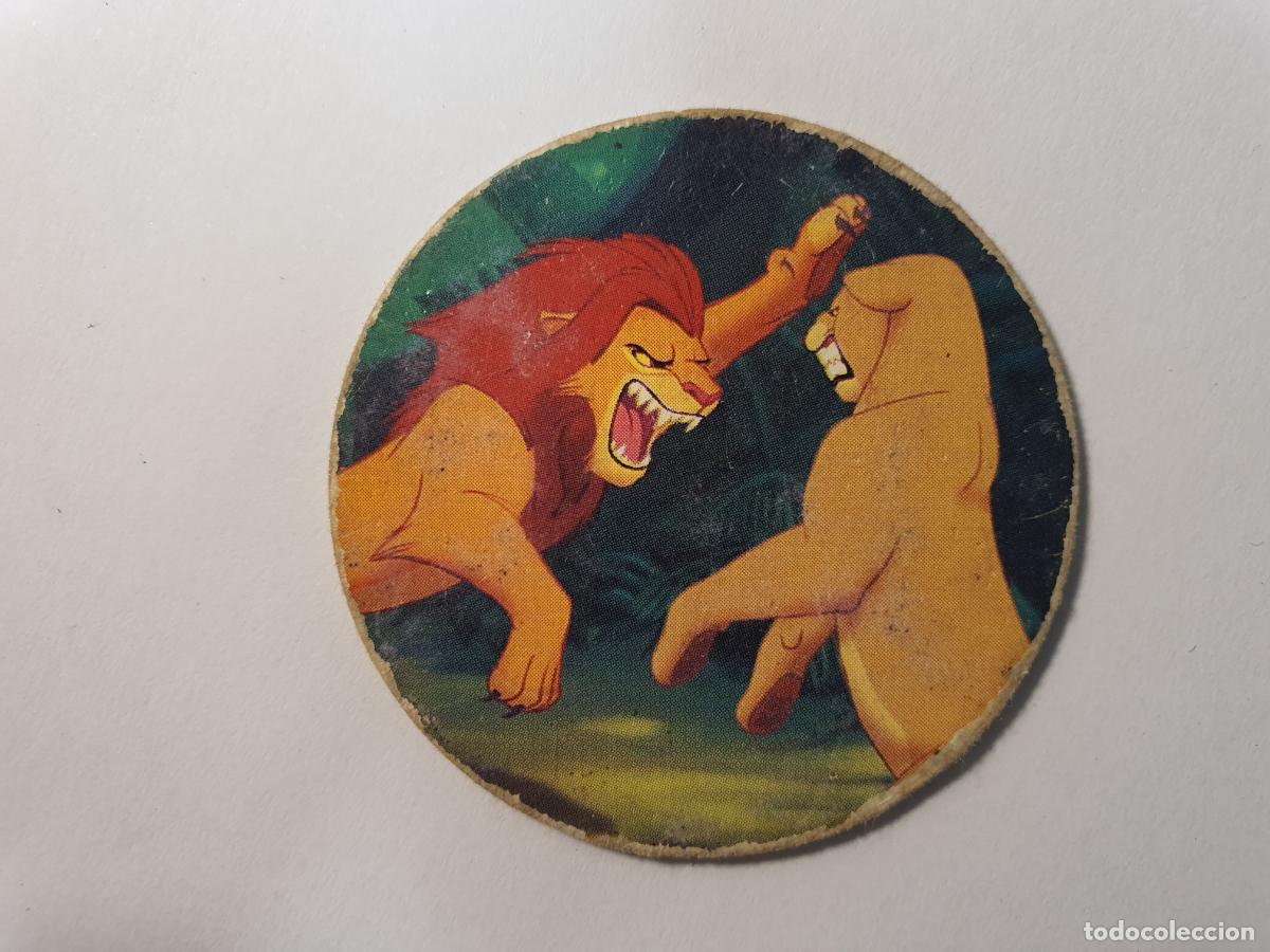 Juguetes antiguos y Juegos de colecci&oacute;n: TAZO PANINI CAPS - DISNEY EL REY LEON - TRASERA LEEUWEKONING - N&ordm; 28