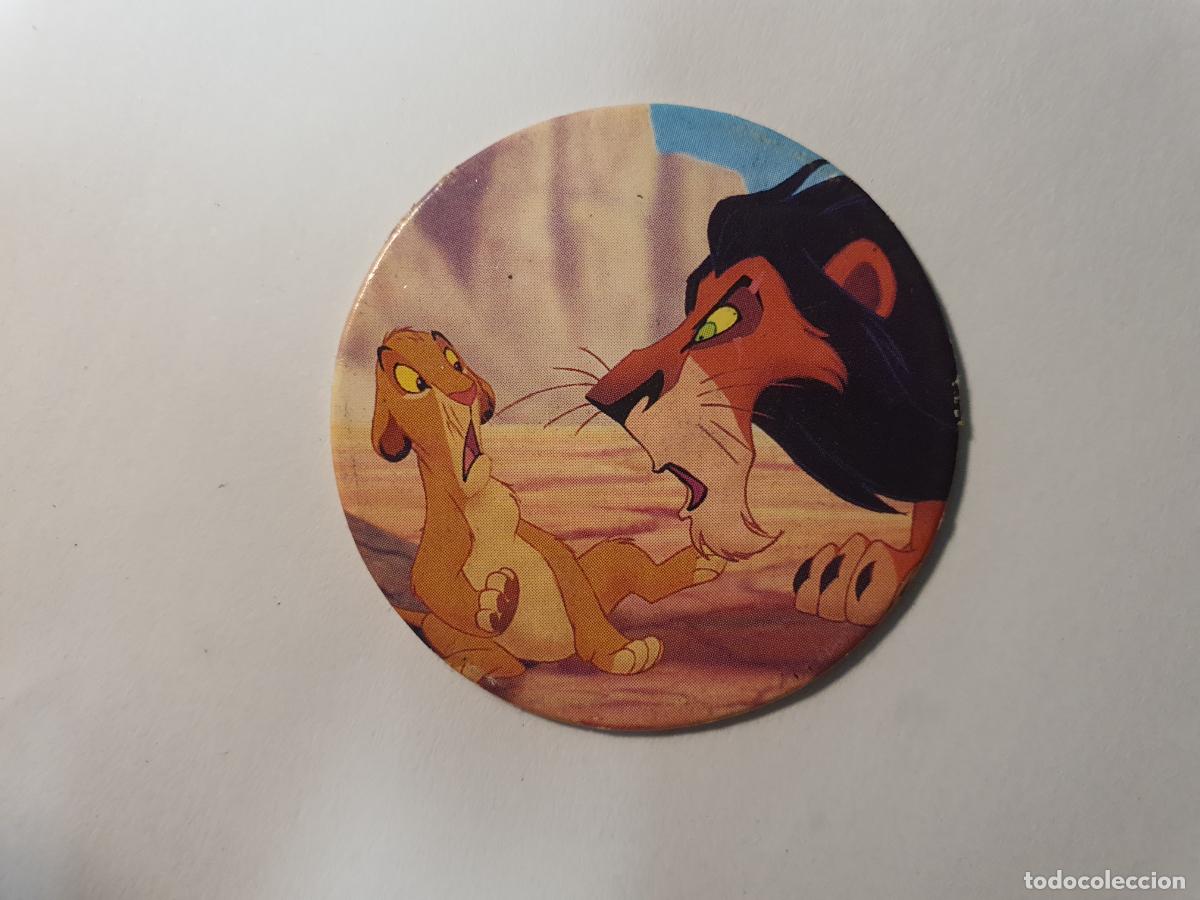 Juguetes antiguos y Juegos de colecci&oacute;n: TAZO PANINI CAPS - DISNEY EL REY LEON - TRASERA LEEUWEKONING - N&ordm; 19