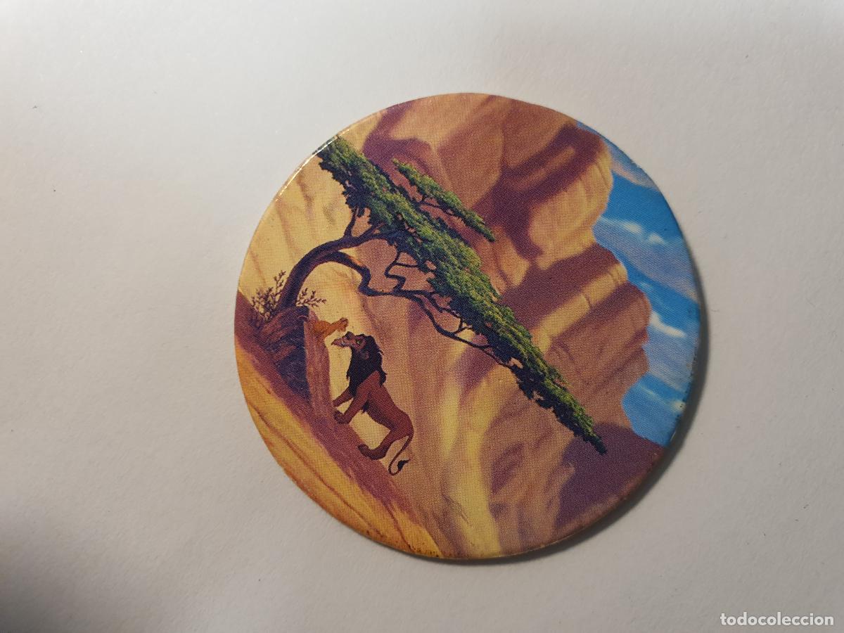 Juguetes antiguos y Juegos de colecci&oacute;n: TAZO PANINI CAPS - DISNEY EL REY LEON - TRASERA LEEUWEKONING - N&ordm; 18