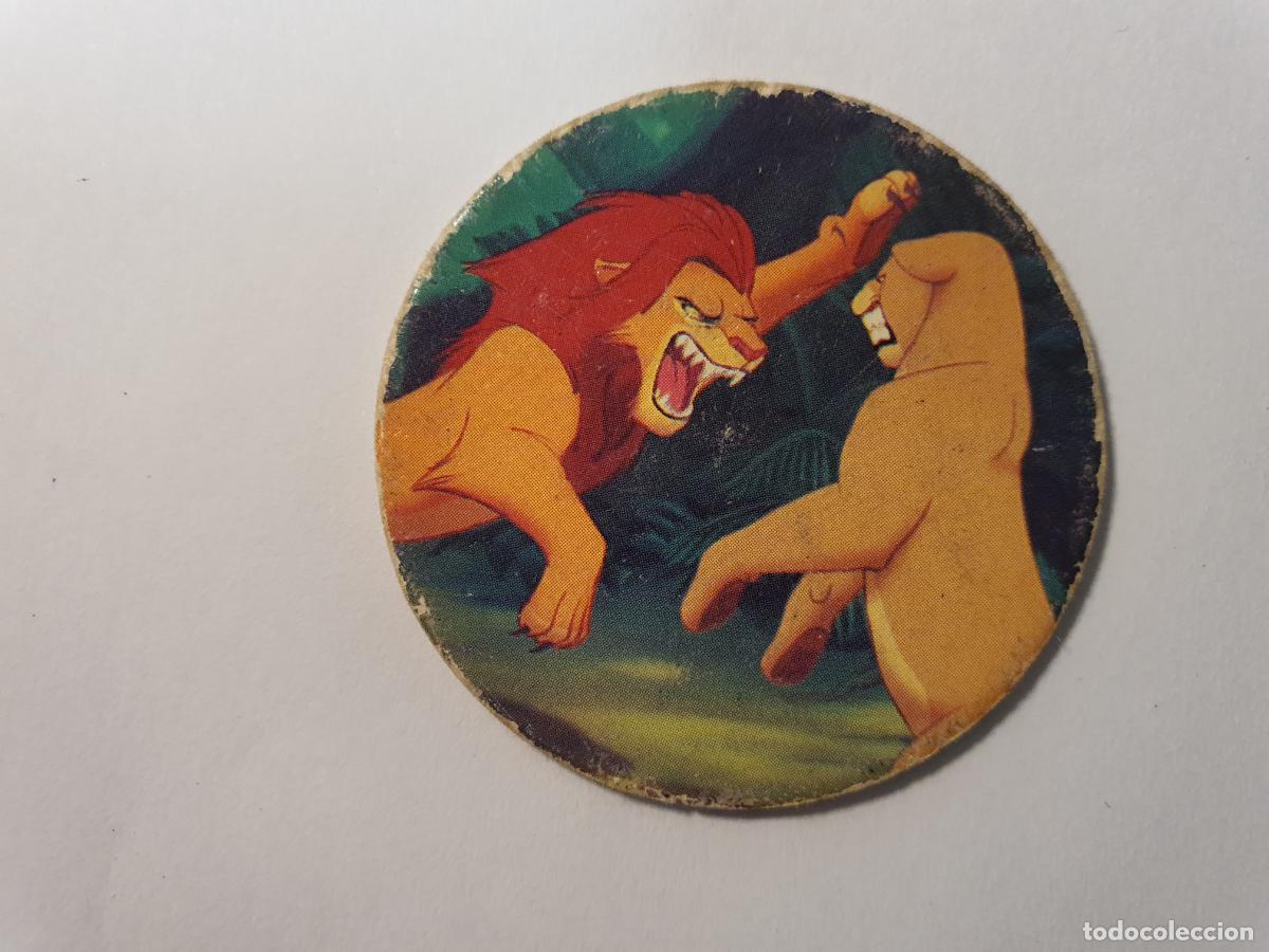 Juguetes antiguos y Juegos de colecci&oacute;n: TAZO PANINI CAPS - DISNEY EL REY LEON - TRASERA LEEUWEKONING - N&ordm; 28