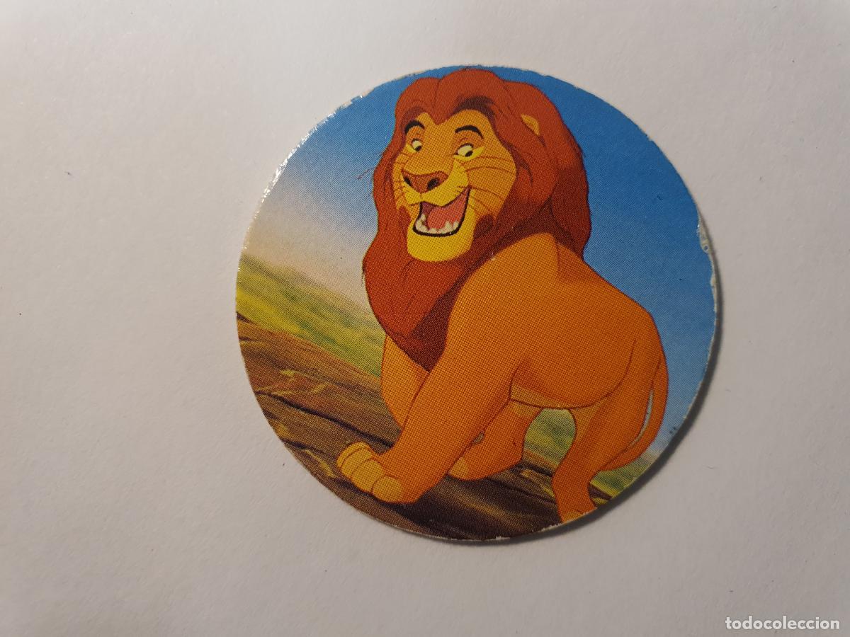 Juguetes antiguos y Juegos de colecci&oacute;n: TAZO PANINI CAPS - DISNEY EL REY LEON - TRASERA LEEUWEKONING - N&ordm; 6