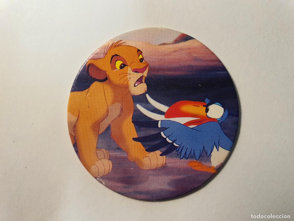 Juguetes antiguos y Juegos de colecci&oacute;n: TAZO PANINI CAPS - DISNEY EL REY LEON - TRASERA LEEUWEKONING - N&ordm; 16