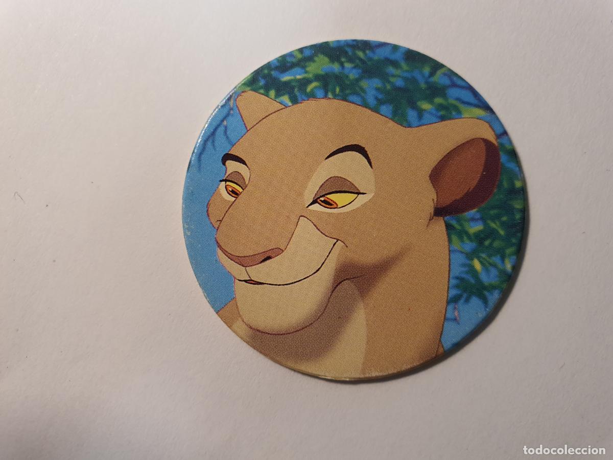 Juguetes antiguos y Juegos de colecci&oacute;n: TAZO PANINI CAPS - DISNEY EL REY LEON - TRASERA ROI LION - N&ordm; 10