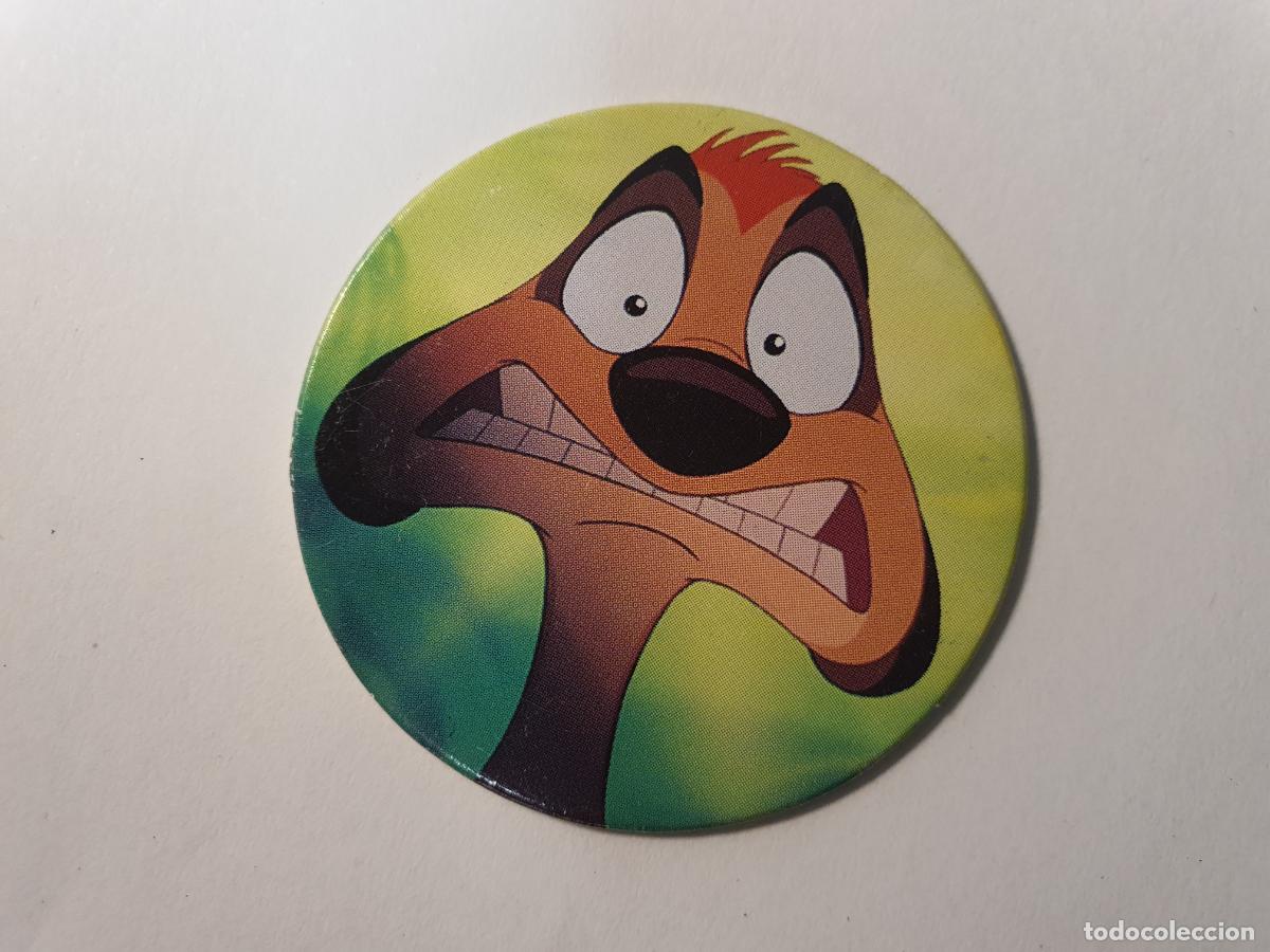 Juguetes antiguos y Juegos de colecci&oacute;n: TAZO PANINI CAPS - DISNEY EL REY LEON - TRASERA ROI LION - N&ordm; 27