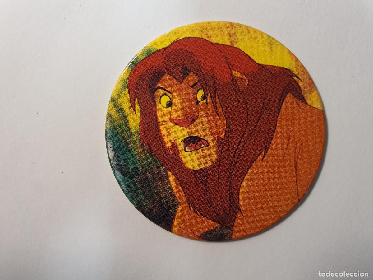 Juguetes antiguos y Juegos de colecci&oacute;n: TAZO PANINI CAPS - DISNEY EL REY LEON - TRASERA ROI LION - N&ordm; 31