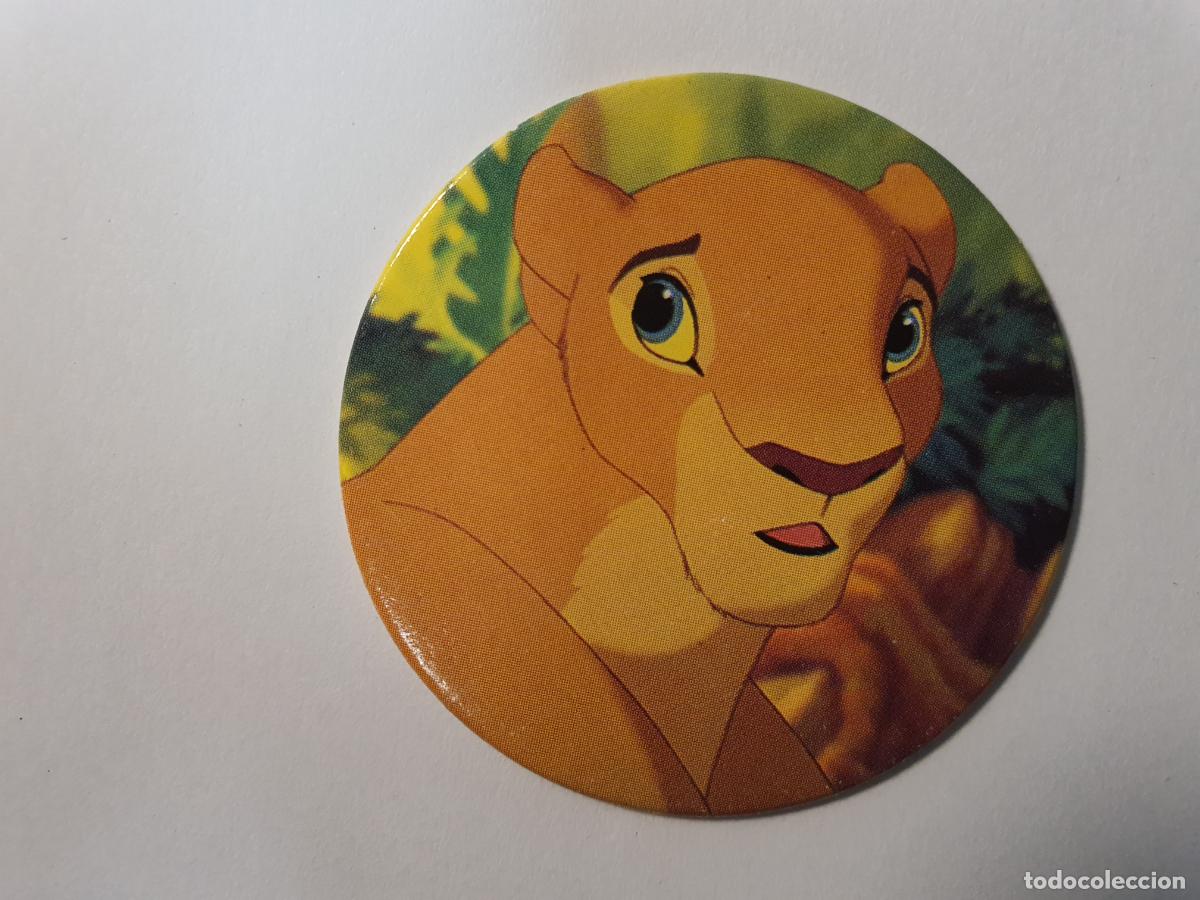 Juguetes antiguos y Juegos de colecci&oacute;n: TAZO PANINI CAPS - DISNEY EL REY LEON - TRASERA ROI LION - N&ordm; 32