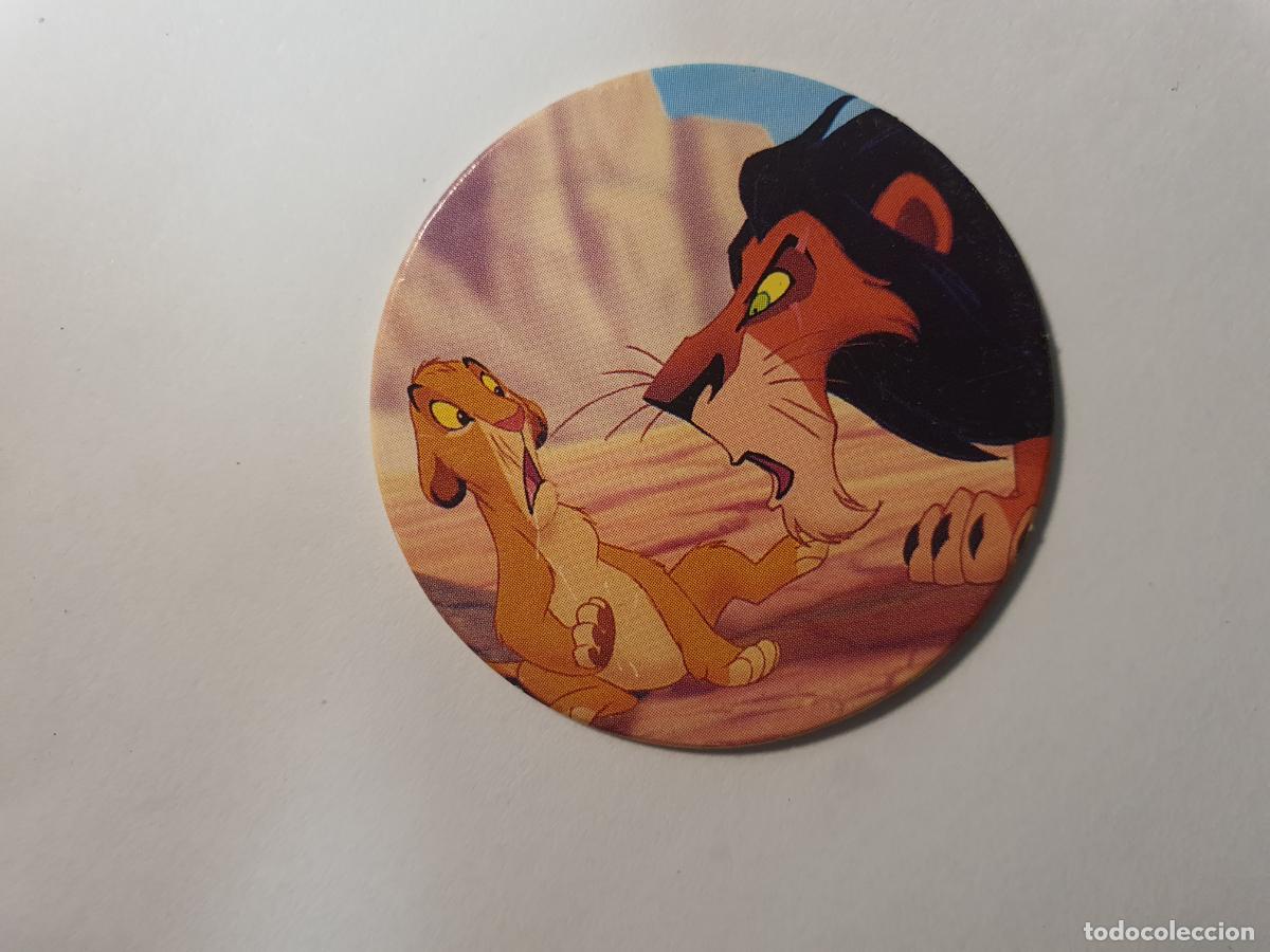 Juguetes antiguos y Juegos de colecci&oacute;n: TAZO PANINI CAPS - DISNEY EL REY LEON - TRASERA ROI LION - N&ordm; 19
