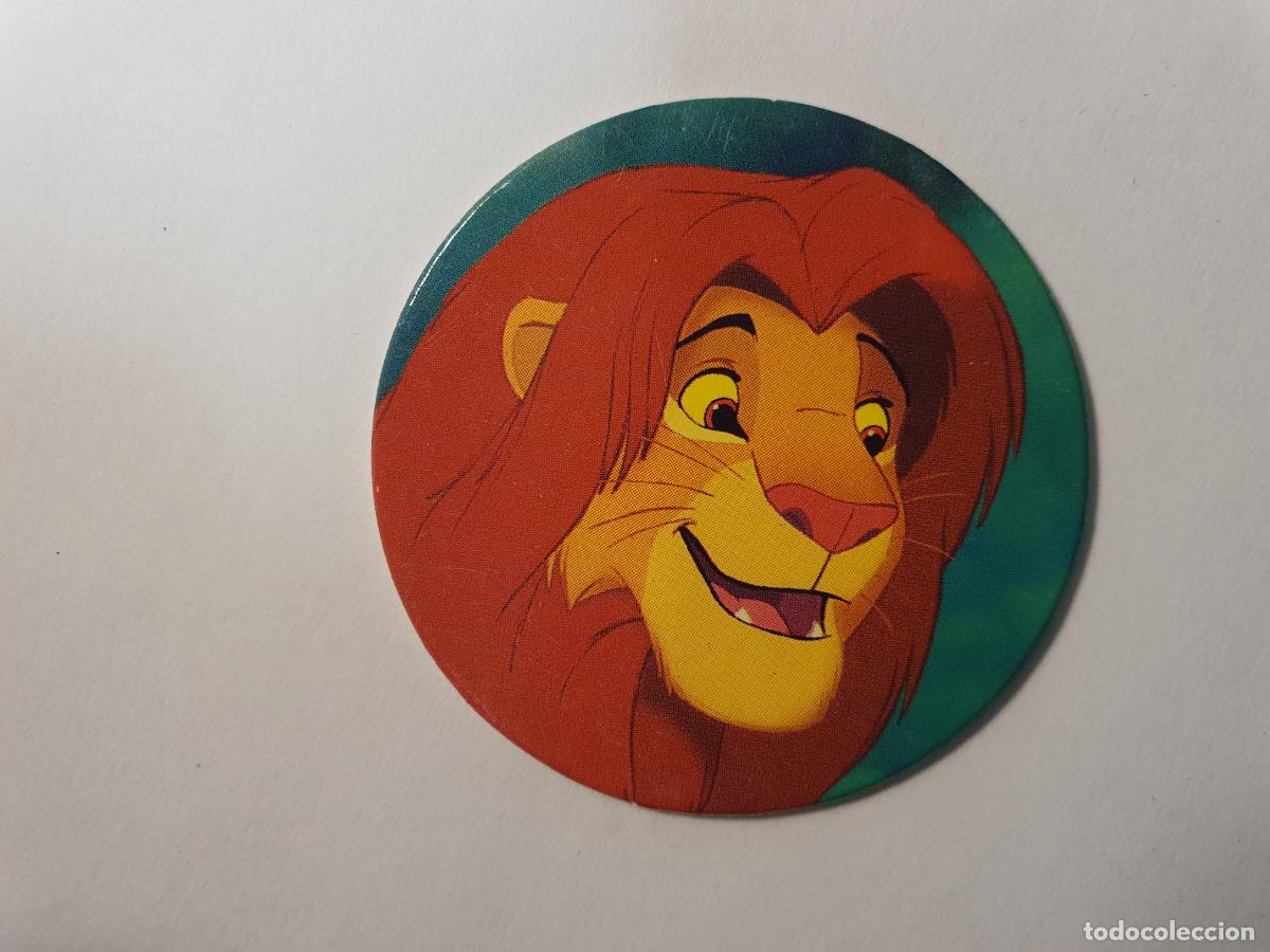 Juguetes antiguos y Juegos de colecci&oacute;n: TAZO PANINI CAPS - DISNEY EL REY LEON - TRASERA ROI LION - N&ordm; 30