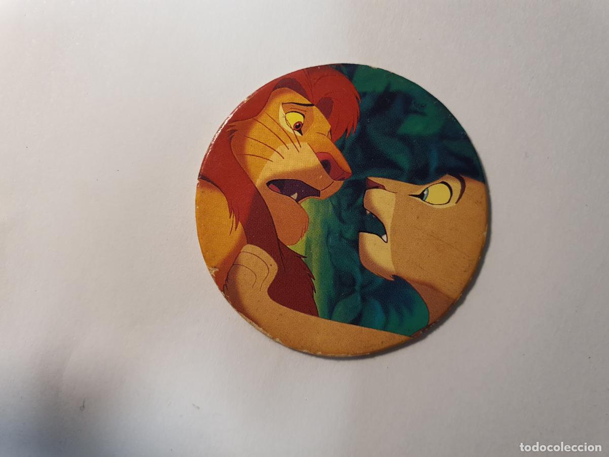 Juguetes antiguos y Juegos de colecci&oacute;n: TAZO PANINI CAPS - DISNEY EL REY LEON - TRASERA ROI LION - N&ordm; 29