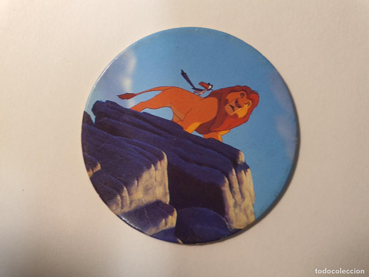 Juguetes antiguos y Juegos de colecci&oacute;n: TAZO PANINI CAPS - DISNEY EL REY LEON - TRASERA ROI LION - N&ordm; 21