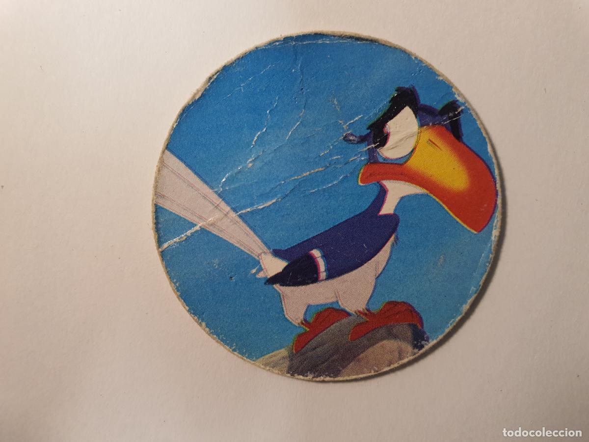 Juguetes antiguos y Juegos de colecci&oacute;n: TAZO PANINI CAPS - DISNEY EL REY LEON - TRASERA ROI LION - N&ordm; 8