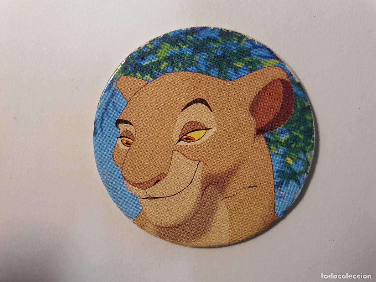 Juguetes antiguos y Juegos de colecci&oacute;n: TAZO PANINI CAPS - DISNEY EL REY LEON - TRASERA ROI LION - N&ordm; 10