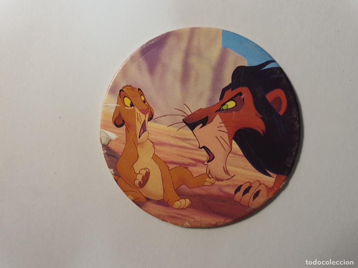 Juguetes antiguos y Juegos de colecci&oacute;n: TAZO PANINI CAPS - DISNEY EL REY LEON - TRASERA ROI LION - N&ordm; 19