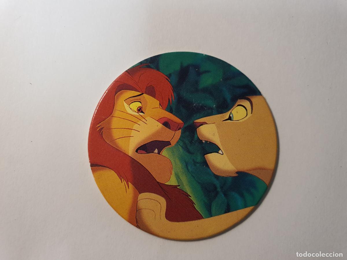 Juguetes antiguos y Juegos de colecci&oacute;n: TAZO PANINI CAPS - DISNEY EL REY LEON - TRASERA ROI LION - N&ordm; 29