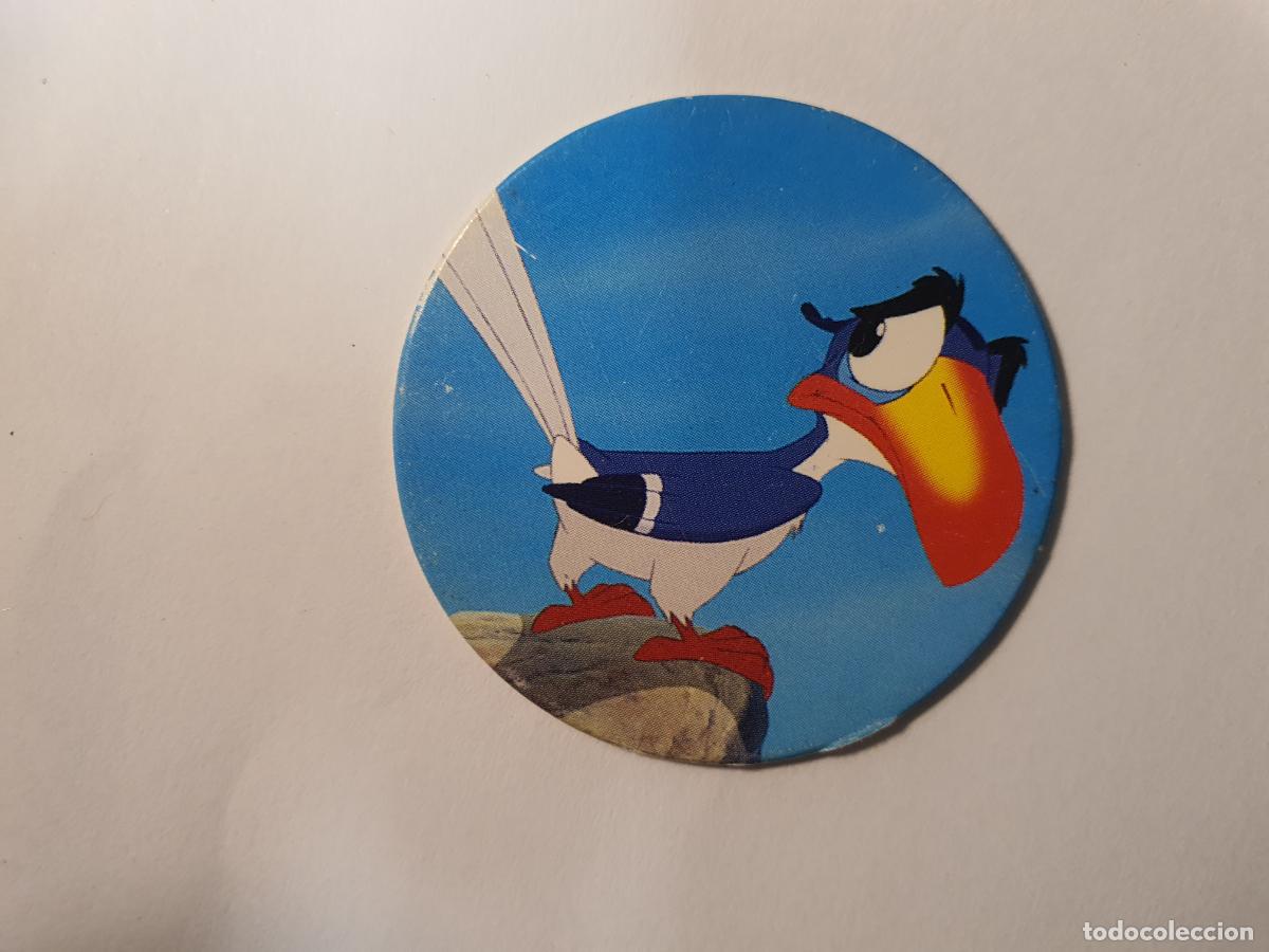 Juguetes antiguos y Juegos de colecci&oacute;n: TAZO PANINI CAPS - DISNEY EL REY LEON - TRASERA KONIG DER LOWEN - N&ordm; 8