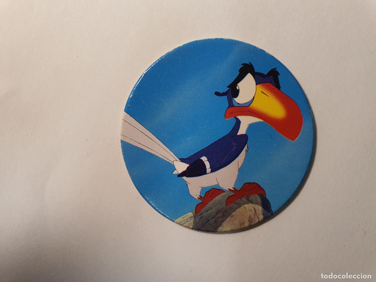 Juguetes antiguos y Juegos de colecci&oacute;n: TAZO PANINI CAPS - DISNEY EL REY LEON - TRASERA KONIG DER LOWEN - N&ordm; 8