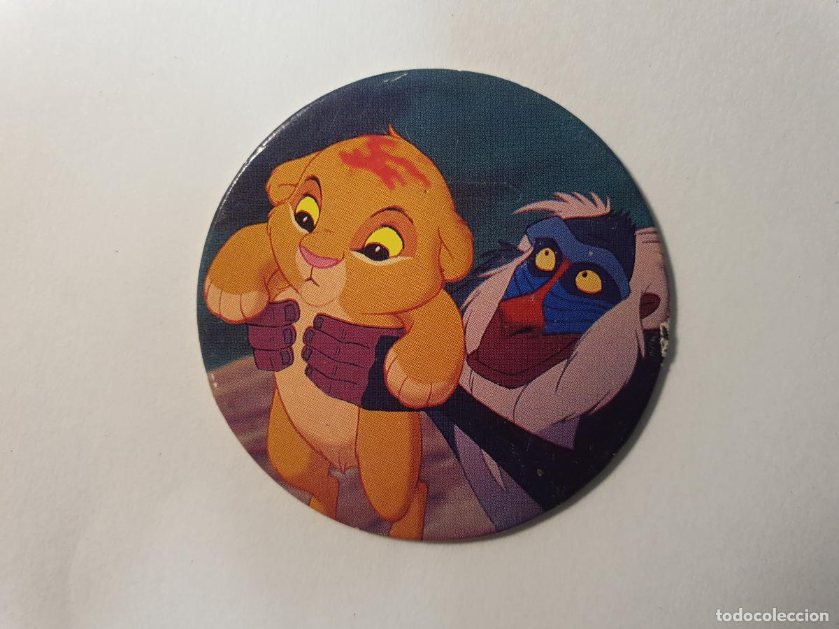 Juguetes antiguos y Juegos de colecci&oacute;n: TAZO PANINI CAPS - DISNEY EL REY LEON - TRASERA KONIG DER LOWEN - N&ordm; 5