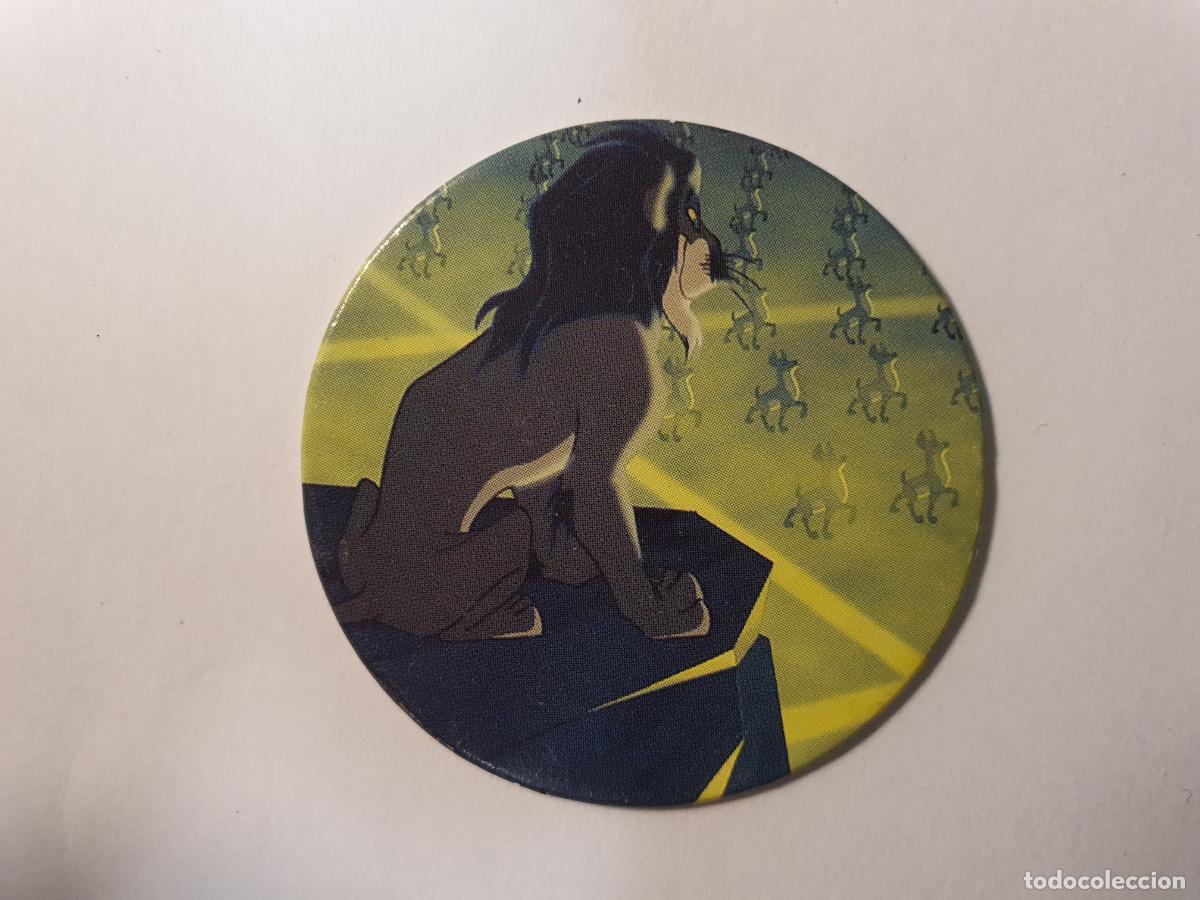 Juguetes antiguos y Juegos de colecci&oacute;n: TAZO PANINI CAPS - DISNEY EL REY LEON - TRASERA KONIG DER LOWEN - N&ordm; 17