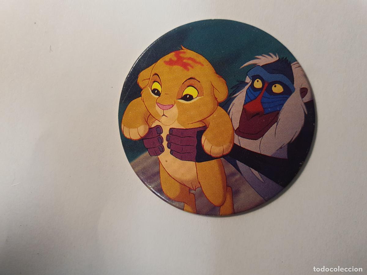 Juguetes antiguos y Juegos de colecci&oacute;n: TAZO PANINI CAPS - DISNEY EL REY LEON - TRASERA KONIG DER LOWEN - N&ordm; 5
