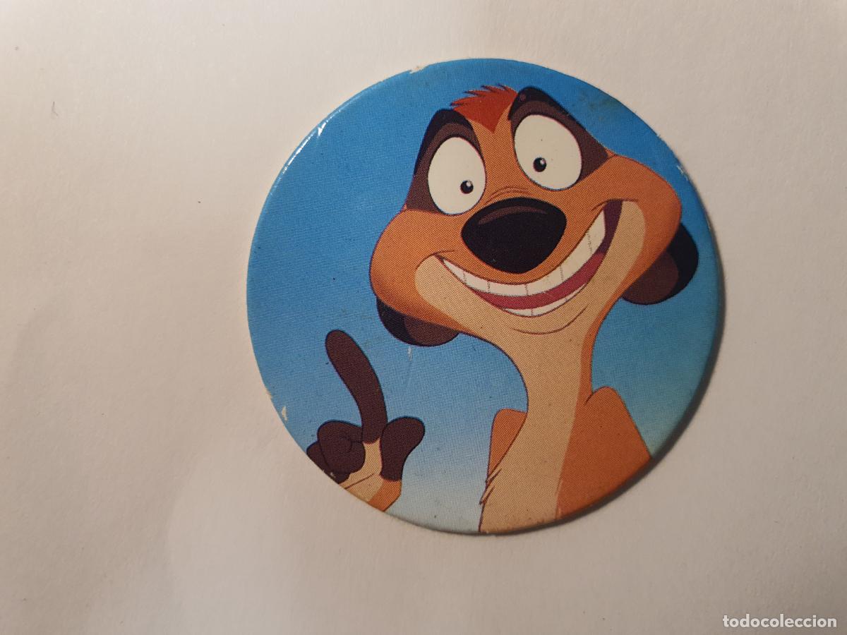 Juguetes antiguos y Juegos de colecci&oacute;n: TAZO PANINI CAPS - DISNEY EL REY LEON - TRASERA KONIG DER LOWEN - N&ordm; 23