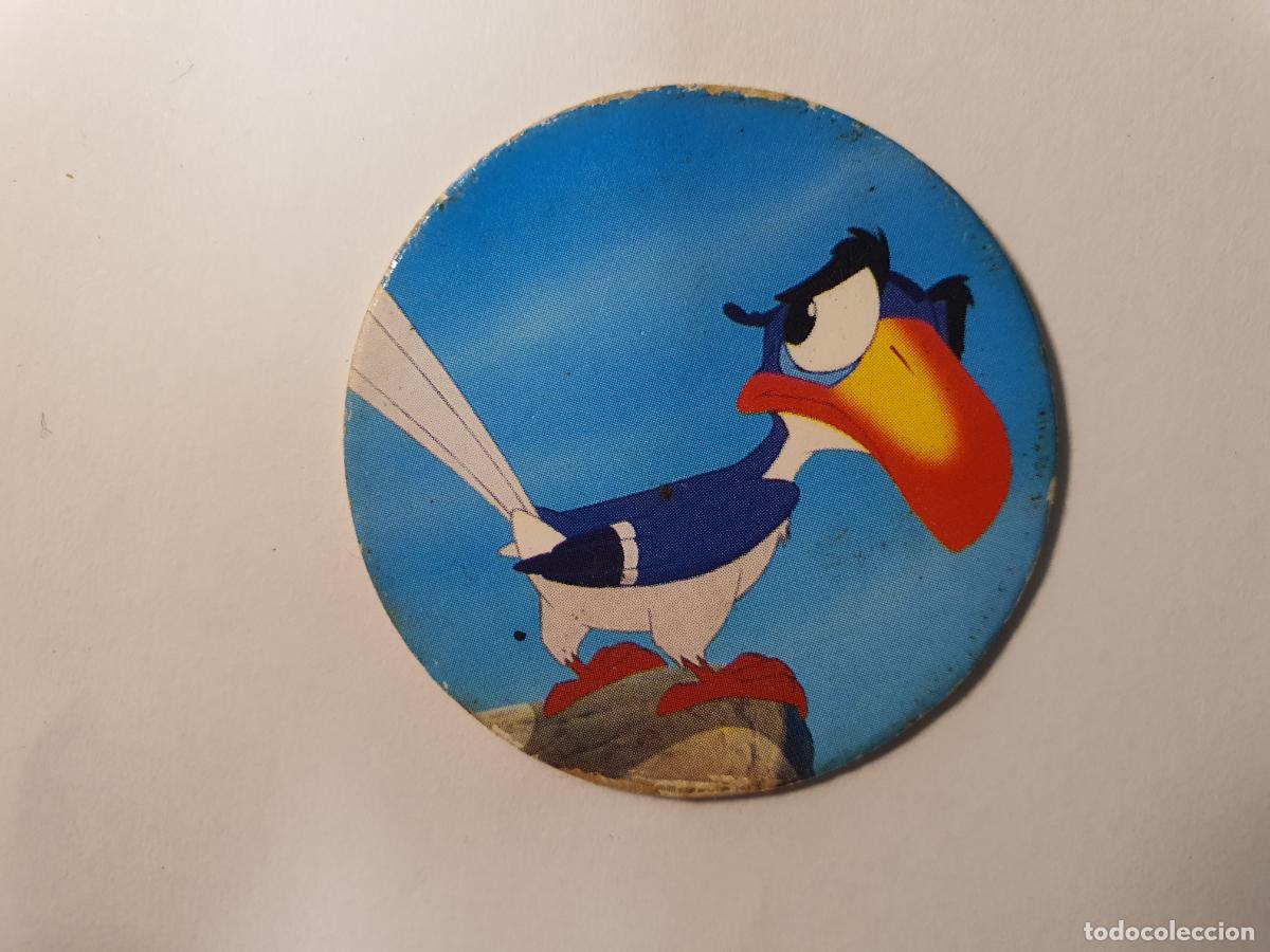 Juguetes antiguos y Juegos de colecci&oacute;n: TAZO PANINI CAPS - DISNEY EL REY LEON - TRASERA KONIG DER LOWEN - N&ordm; 8