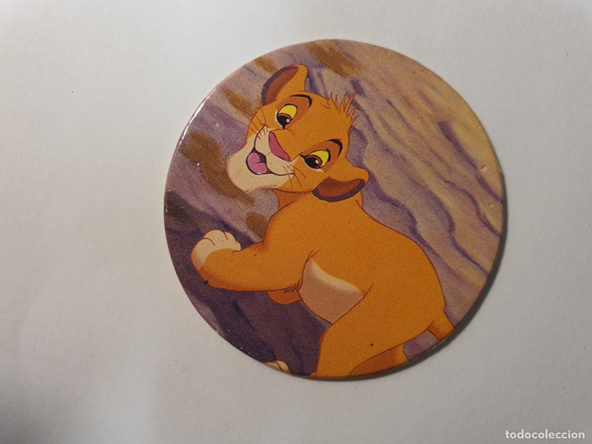 Juguetes antiguos y Juegos de colecci&oacute;n: TAZO PANINI CAPS - DISNEY EL REY LEON - TRASERA KONIG DER LOWEN - N&ordm; 11