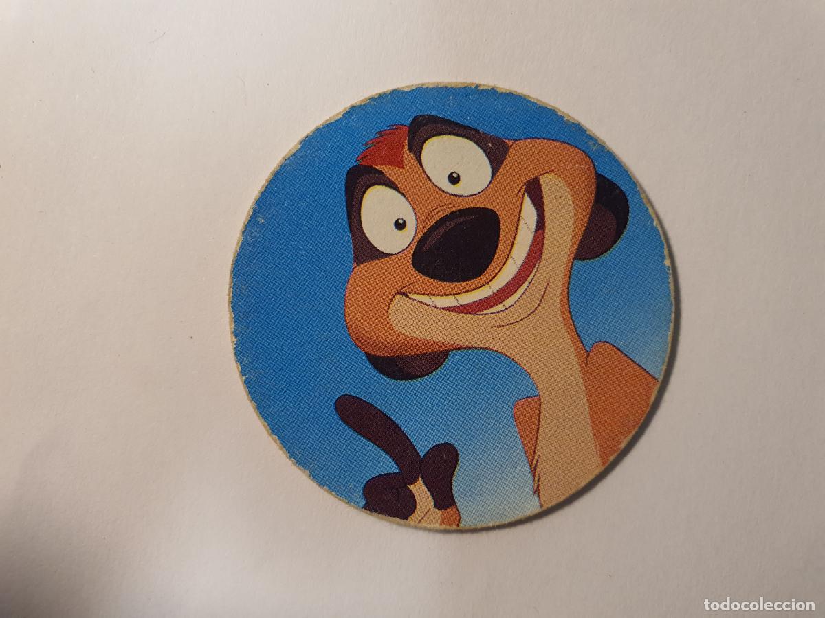 Juguetes antiguos y Juegos de colecci&oacute;n: TAZO PANINI CAPS - DISNEY EL REY LEON - TRASERA KONIG DER LOWEN - N&ordm; 23