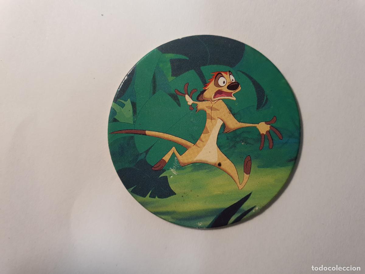 Juguetes antiguos y Juegos de colecci&oacute;n: TAZO PANINI CAPS - DISNEY EL REY LEON - TRASERA KONIG DER LOWEN - N&ordm; 26