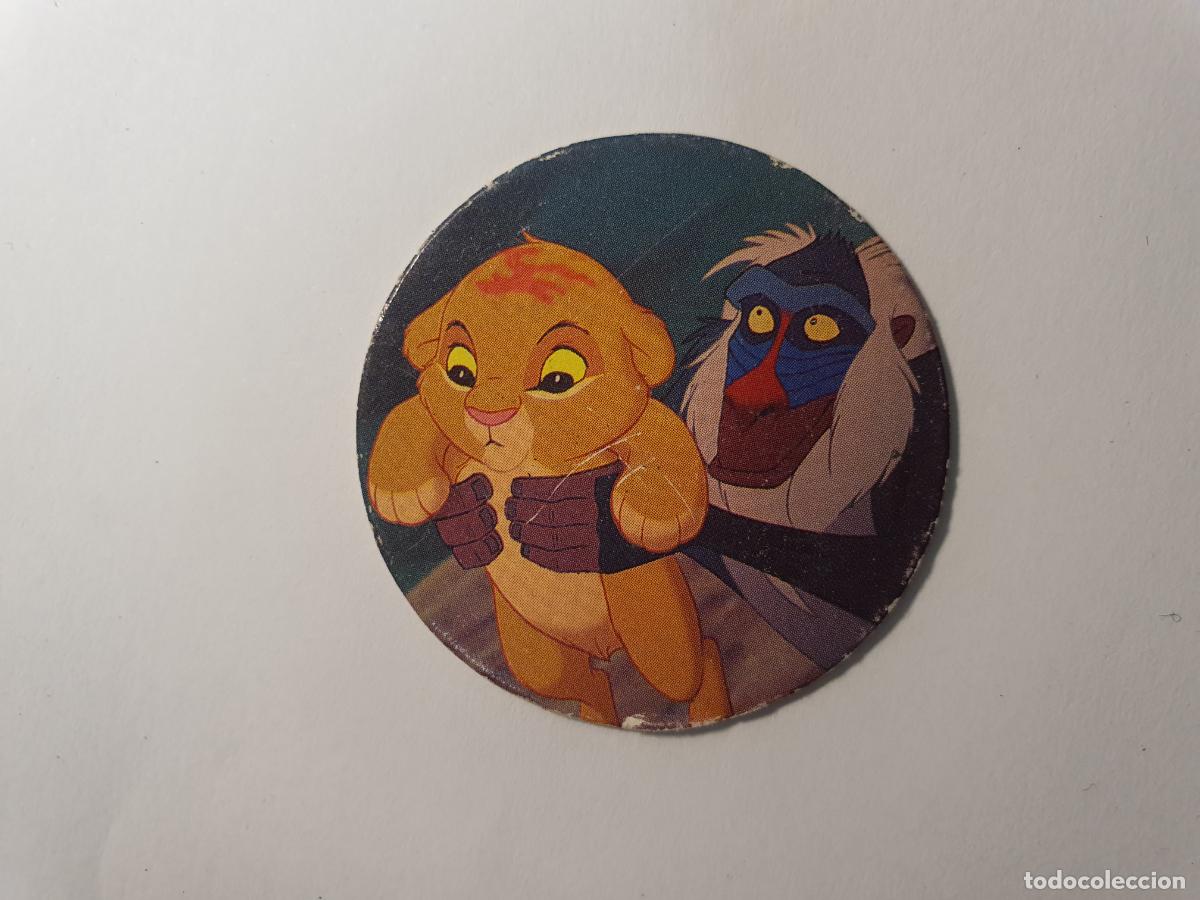 Juguetes antiguos y Juegos de colecci&oacute;n: TAZO PANINI CAPS - DISNEY EL REY LEON - TRASERA KONIG DER LOWEN - N&ordm; 5