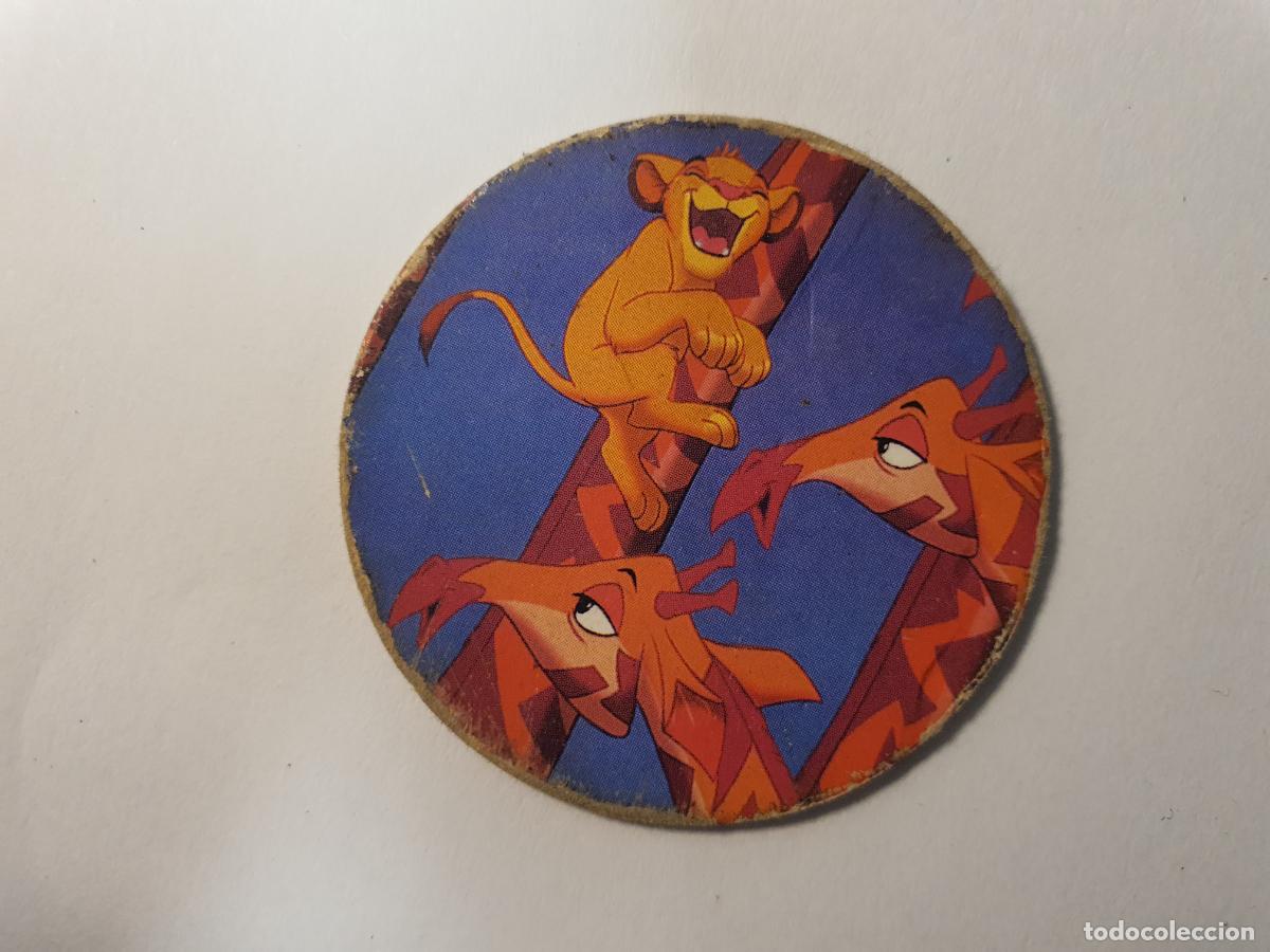 Juguetes antiguos y Juegos de colecci&oacute;n: TAZO PANINI CAPS - DISNEY EL REY LEON - TRASERA KONIG DER LOWEN - N&ordm; 13