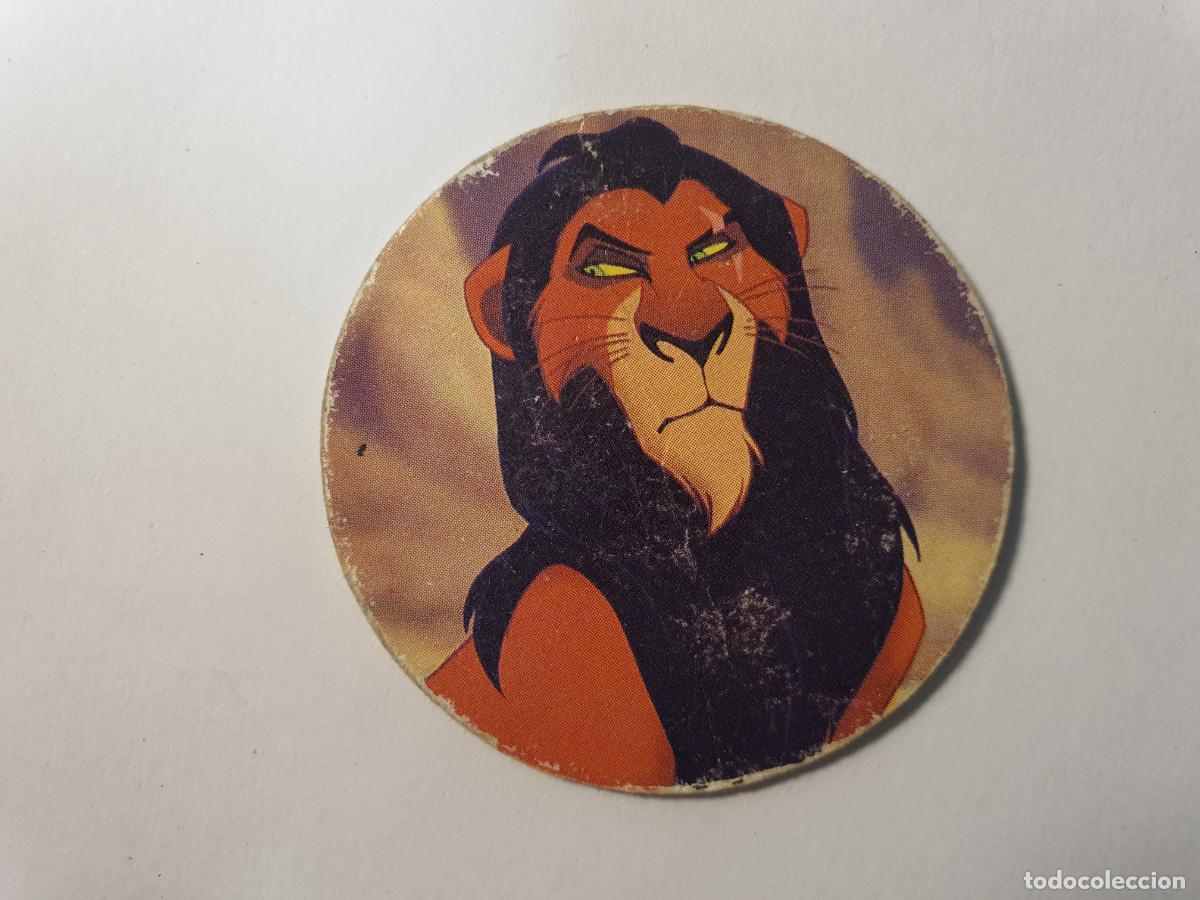 Juguetes antiguos y Juegos de colecci&oacute;n: TAZO PANINI CAPS - DISNEY EL REY LEON - TRASERA KONIG DER LOWEN - N&ordm; 20