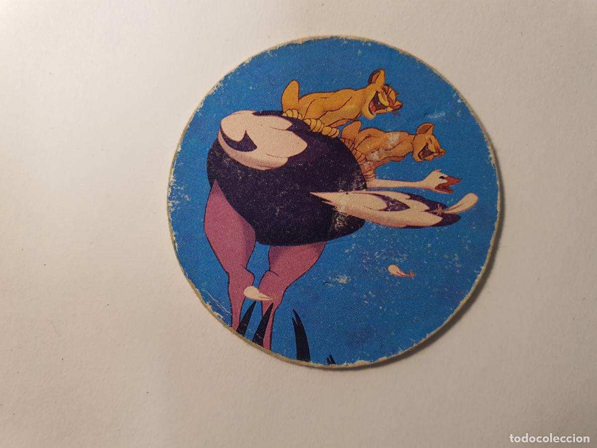 Juguetes antiguos y Juegos de colecci&oacute;n: TAZO PANINI CAPS - DISNEY EL REY LEON - TRASERA KONIG DER LOWEN - N&ordm; 15