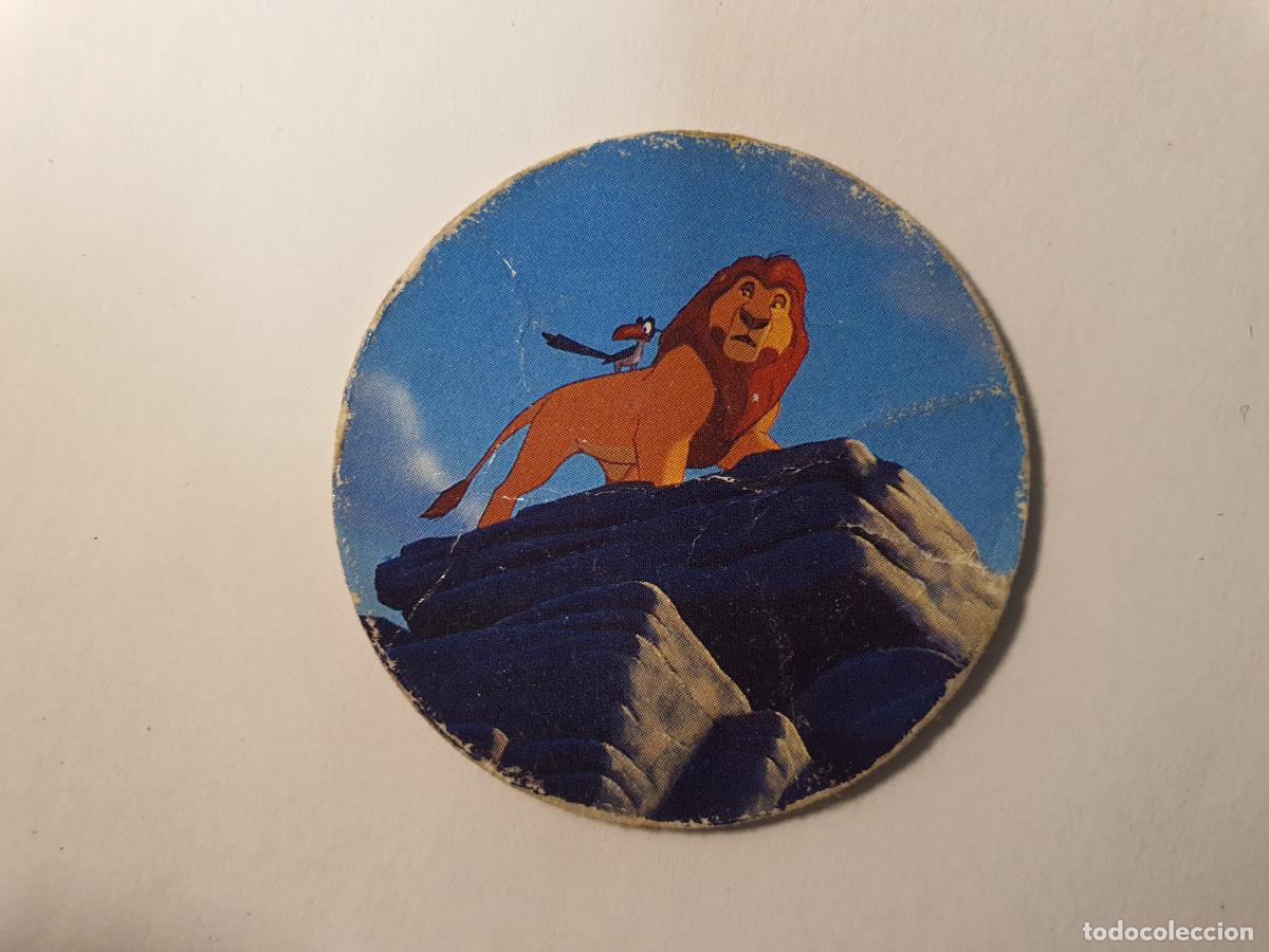 Juguetes antiguos y Juegos de colecci&oacute;n: TAZO PANINI CAPS - DISNEY EL REY LEON - TRASERA KONIG DER LOWEN - N&ordm; 21