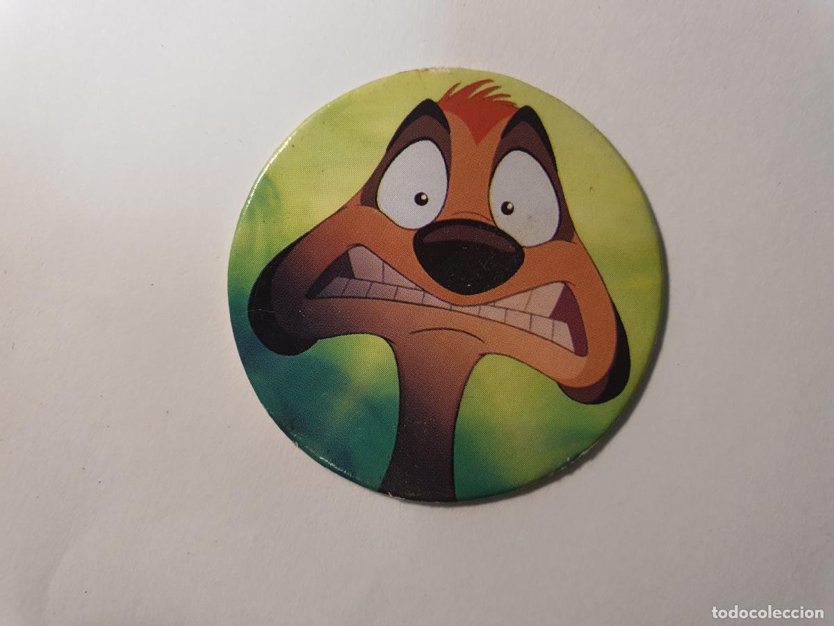 Juguetes antiguos y Juegos de colecci&oacute;n: TAZO PANINI CAPS - DISNEY EL REY LEON - TRASERA KONIG DER LOWEN - N&ordm; 27
