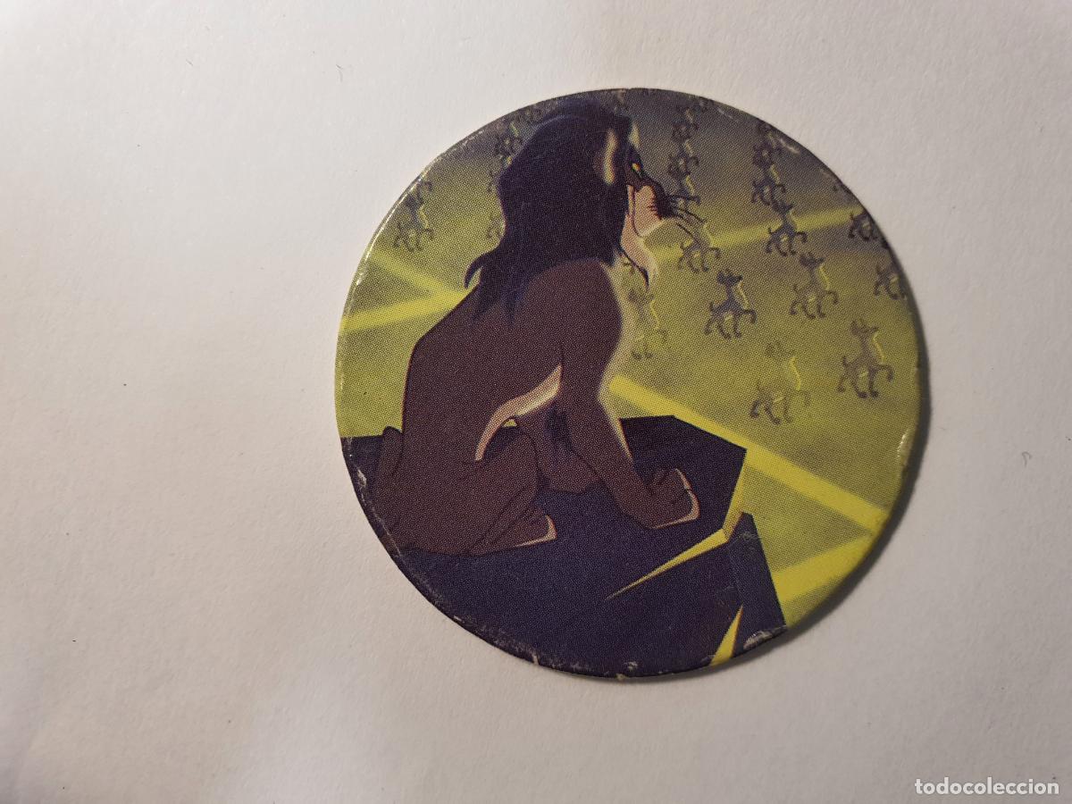 Juguetes antiguos y Juegos de colecci&oacute;n: TAZO PANINI CAPS - DISNEY EL REY LEON - TRASERA KONIG DER LOWEN - N&ordm; 17