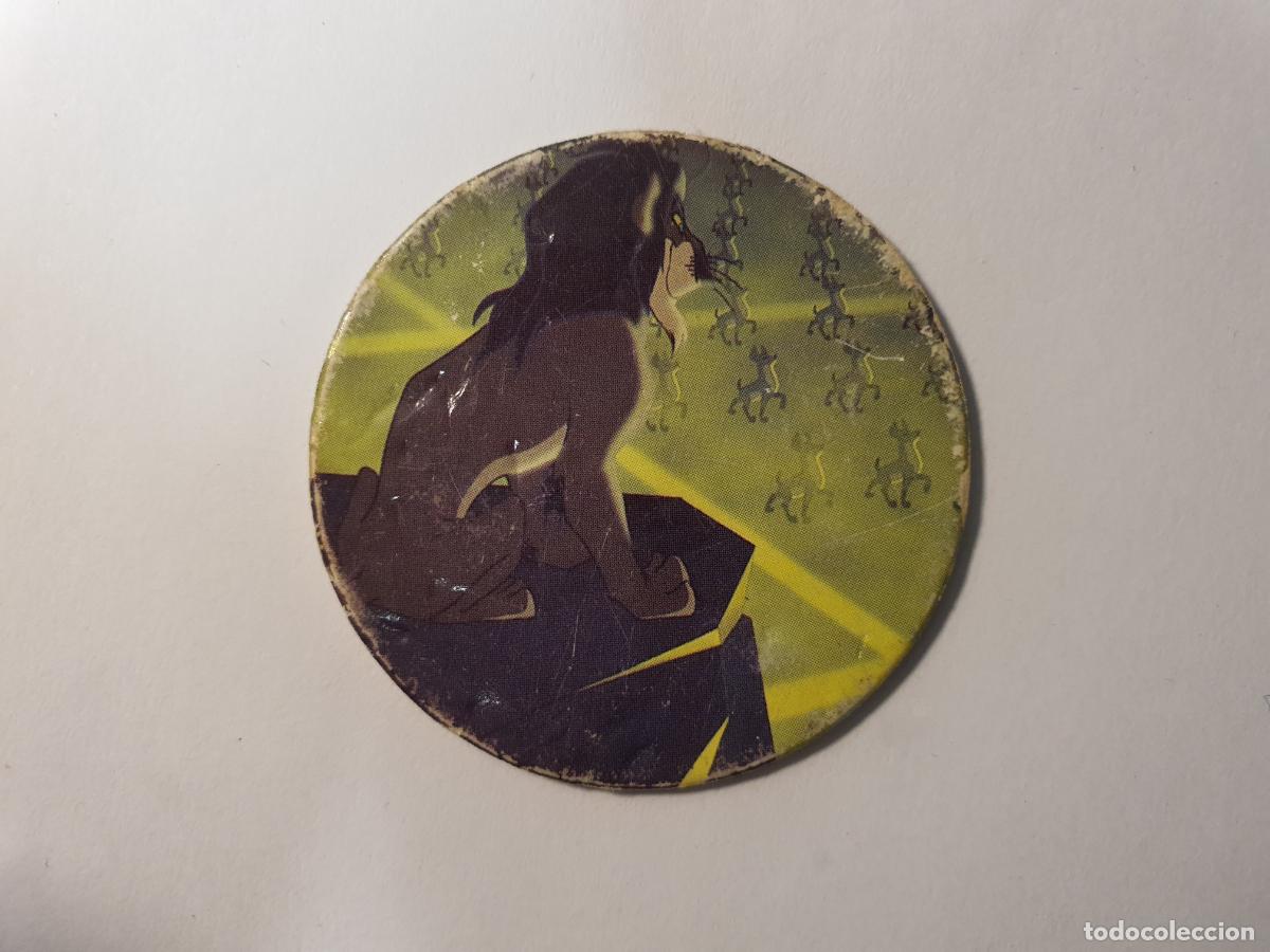 Juguetes antiguos y Juegos de colecci&oacute;n: TAZO PANINI CAPS - DISNEY EL REY LEON - TRASERA KONIG DER LOWEN - N&ordm; 17