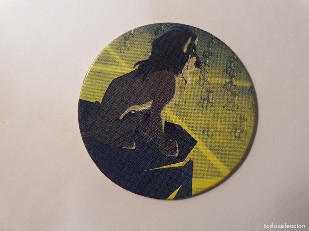 Juguetes antiguos y Juegos de colecci&oacute;n: TAZO PANINI CAPS - DISNEY EL REY LEON - TRASERA RE LEONE - N&ordm; 17