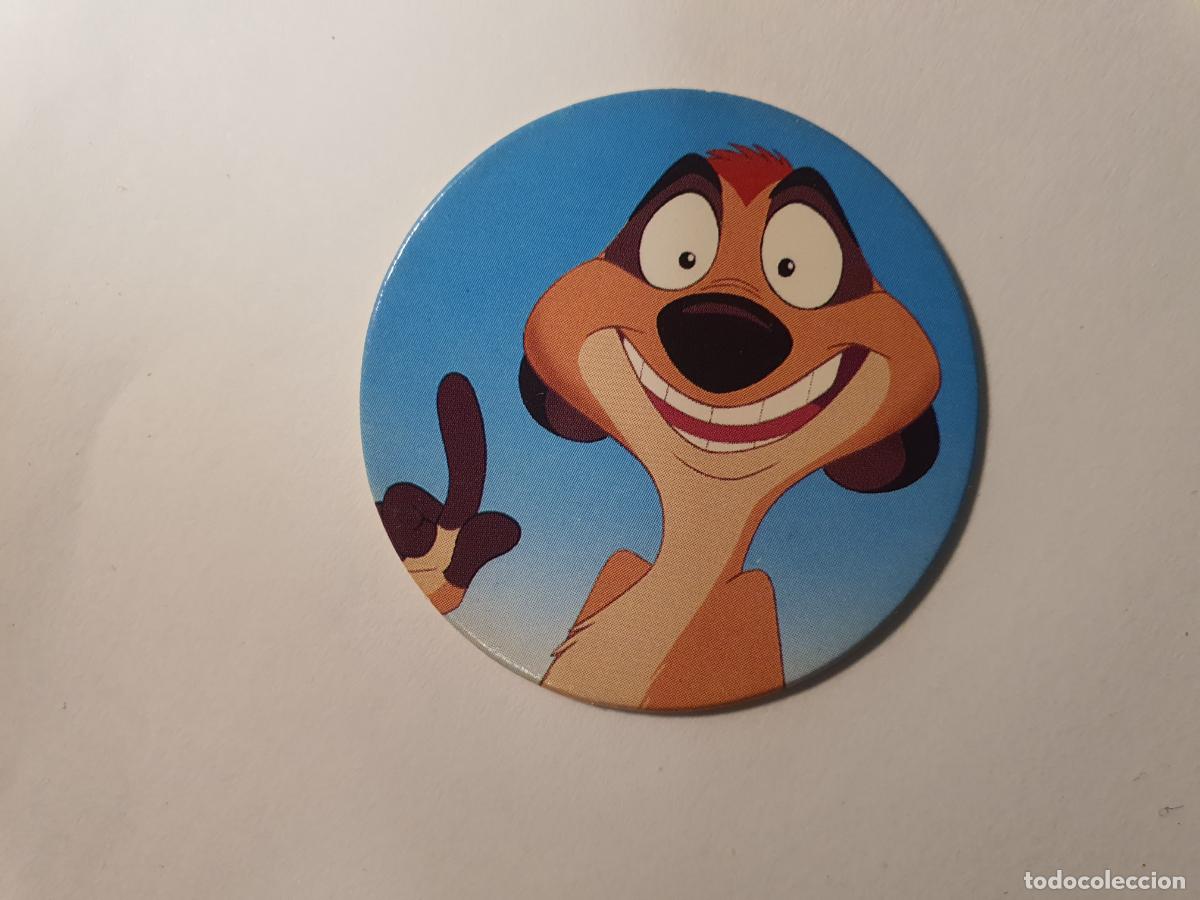 Juguetes antiguos y Juegos de colecci&oacute;n: TAZO PANINI CAPS - DISNEY EL REY LEON - TRASERA RE LEONE - N&ordm; 23