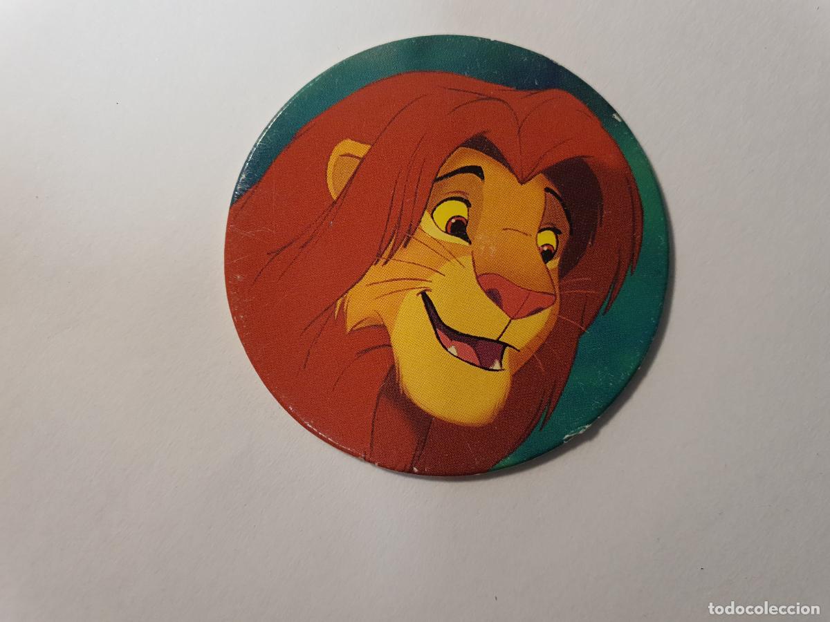 Juguetes antiguos y Juegos de colecci&oacute;n: TAZO PANINI CAPS - DISNEY EL REY LEON - TRASERA RE LEONE - N&ordm; 30