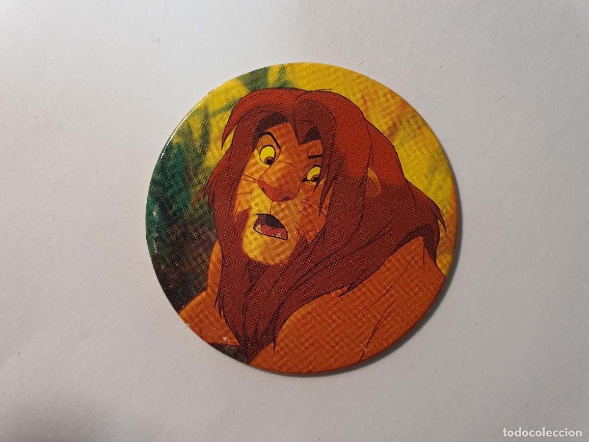 Juguetes antiguos y Juegos de colecci&oacute;n: TAZO PANINI CAPS - DISNEY EL REY LEON - TRASERA RE LEONE - N&ordm; 31