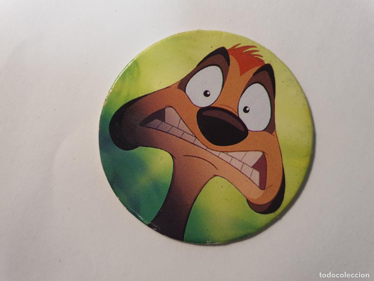 Juguetes antiguos y Juegos de colecci&oacute;n: TAZO PANINI CAPS - DISNEY EL REY LEON - TRASERA RE LEONE - N&ordm; 27