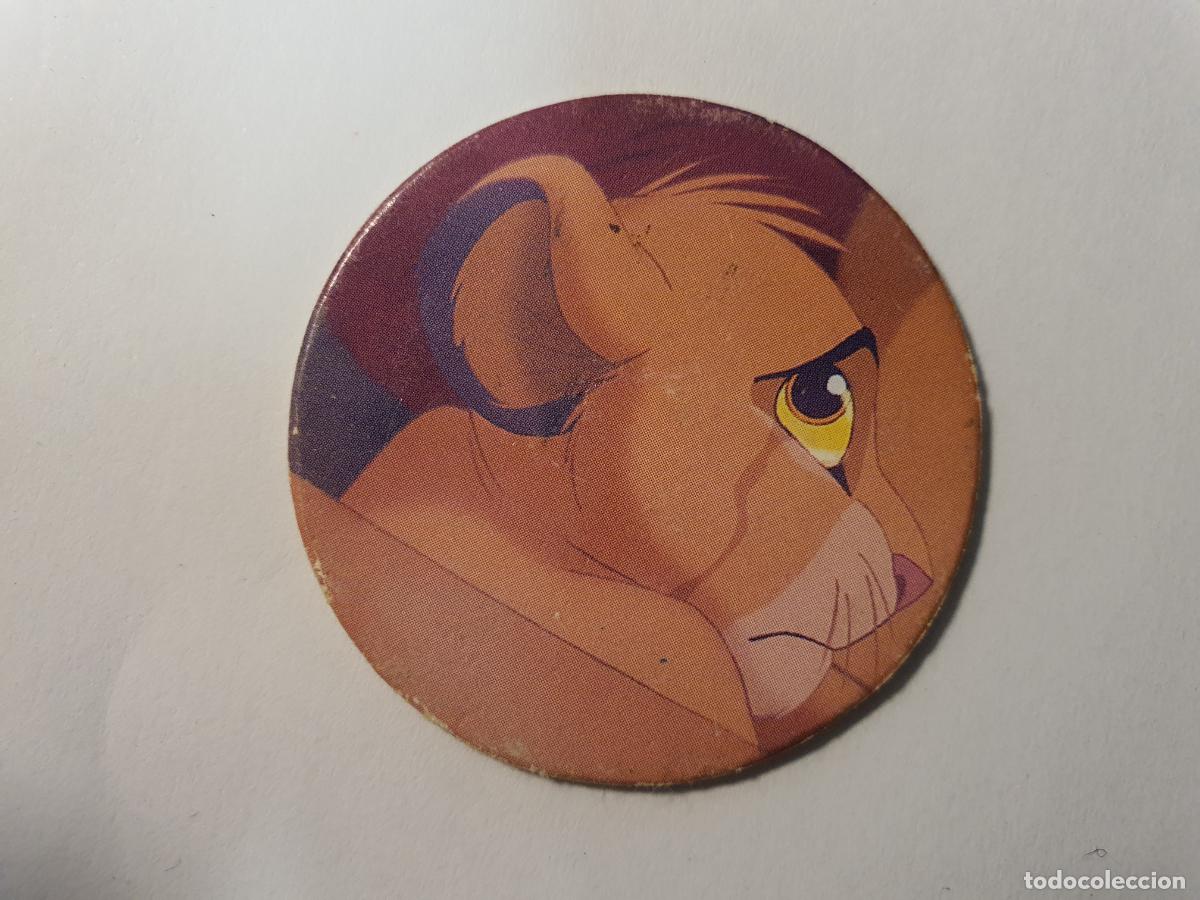 Juguetes antiguos y Juegos de colecci&oacute;n: TAZO PANINI CAPS - DISNEY EL REY LEON - TRASERA RE LEONE - N&ordm; 22