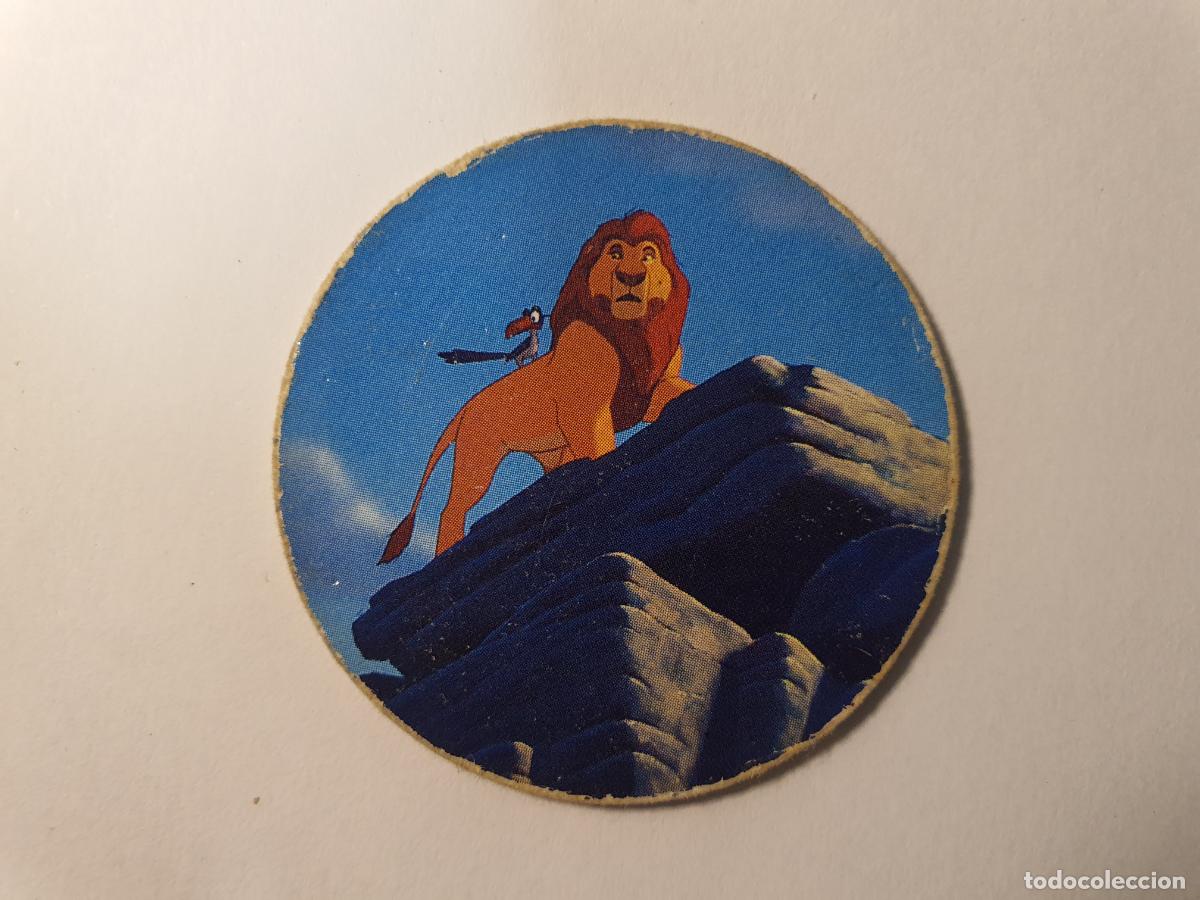 Juguetes antiguos y Juegos de colecci&oacute;n: TAZO PANINI CAPS - DISNEY EL REY LEON - TRASERA RE LEONE - N&ordm; 21