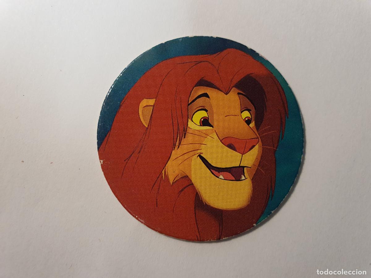 Juguetes antiguos y Juegos de colecci&oacute;n: TAZO PANINI CAPS - DISNEY EL REY LEON - TRASERA RE LEONE - N&ordm; 30