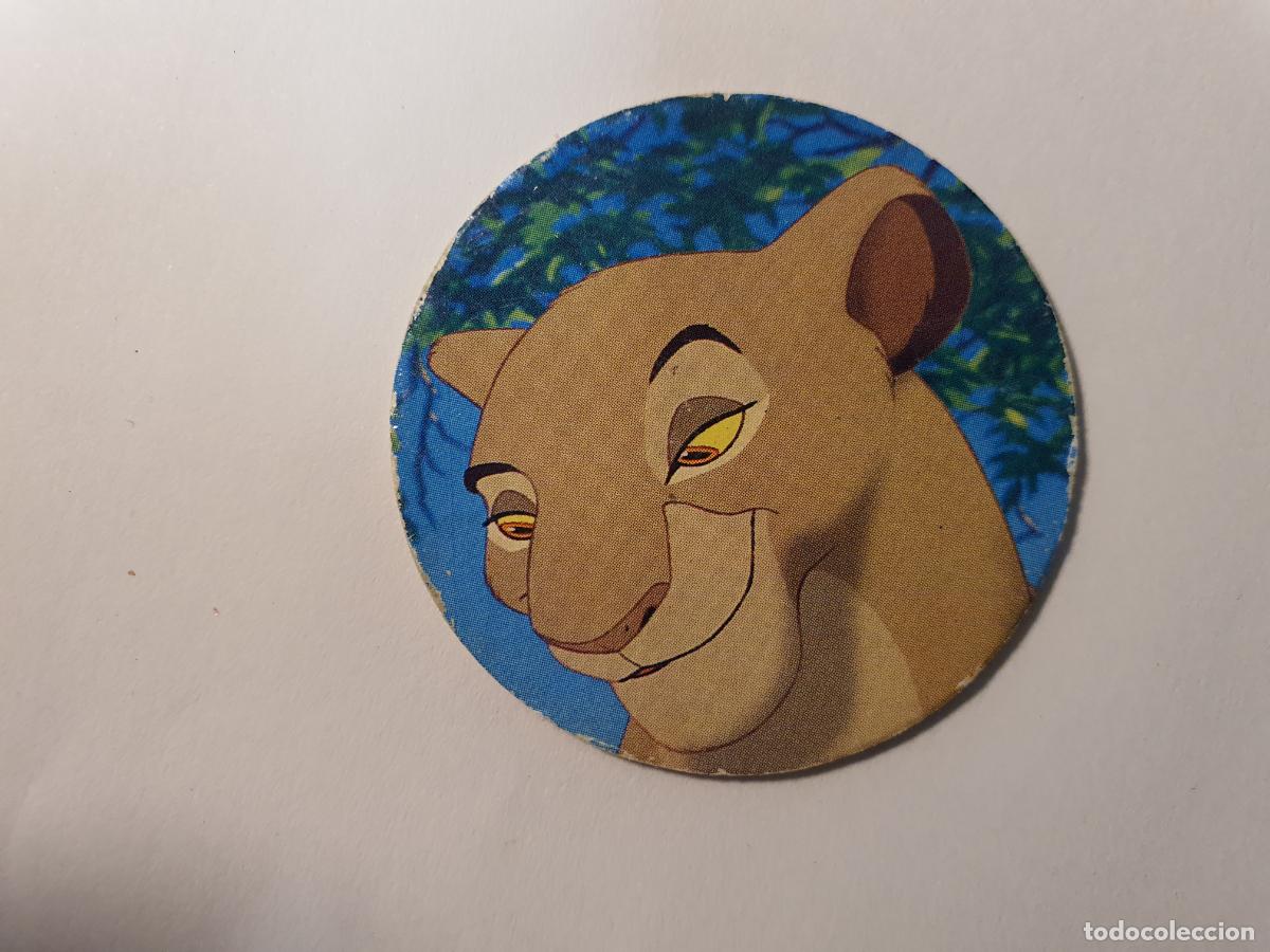 Juguetes antiguos y Juegos de colecci&oacute;n: TAZO PANINI CAPS - DISNEY EL REY LEON - TRASERA RE LEONE - N&ordm; 10