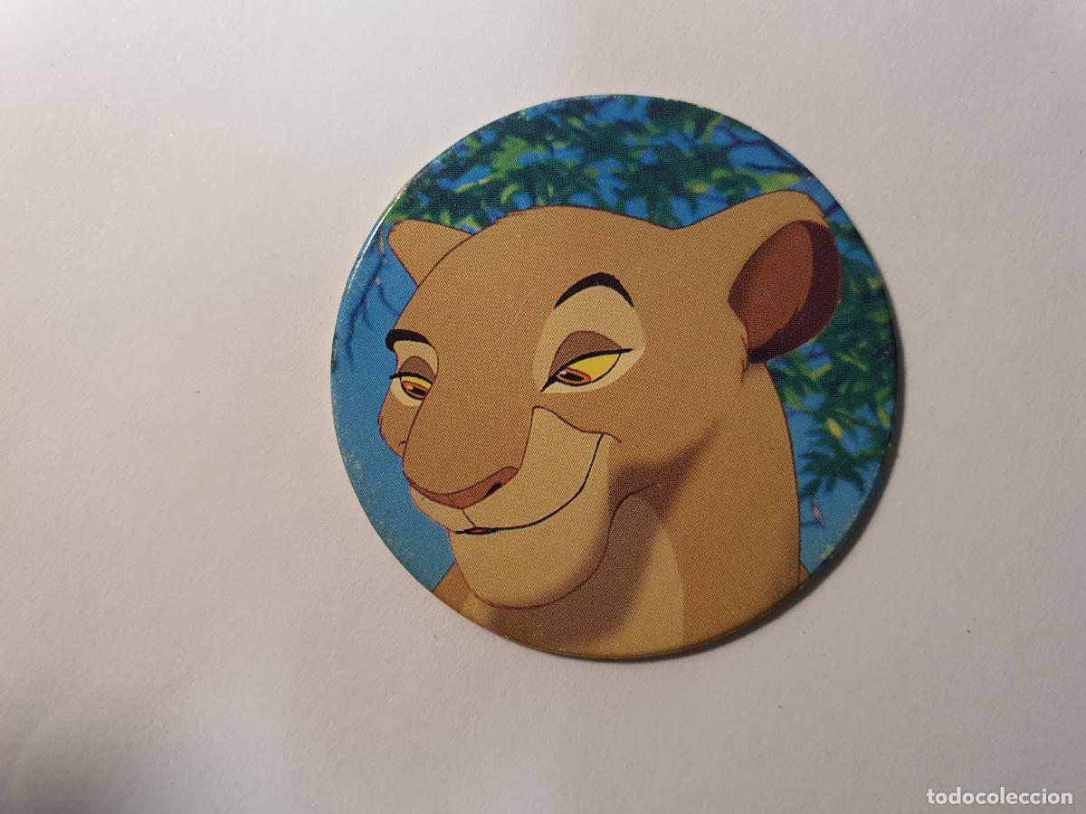 Juguetes antiguos y Juegos de colecci&oacute;n: TAZO PANINI CAPS - DISNEY EL REY LEON - TRASERA LION KING - N&ordm; 10