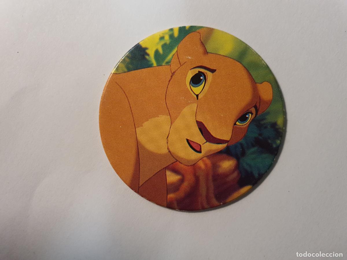 Juguetes antiguos y Juegos de colecci&oacute;n: TAZO PANINI CAPS - DISNEY EL REY LEON - TRASERA LION KING - N&ordm; 32