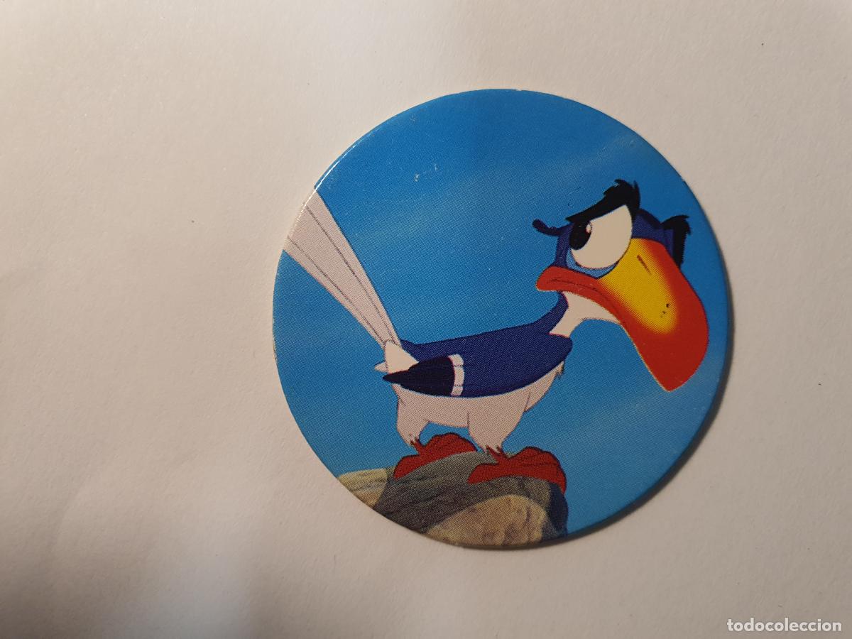Juguetes antiguos y Juegos de colecci&oacute;n: TAZO PANINI CAPS - DISNEY EL REY LEON - TRASERA LION KING - N&ordm; 8