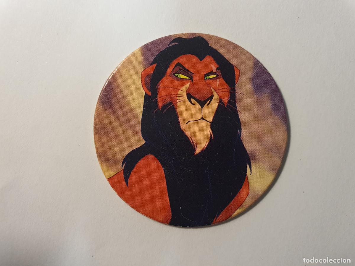Juguetes antiguos y Juegos de colecci&oacute;n: TAZO PANINI CAPS - DISNEY EL REY LEON - TRASERA LION KING - N&ordm; 20
