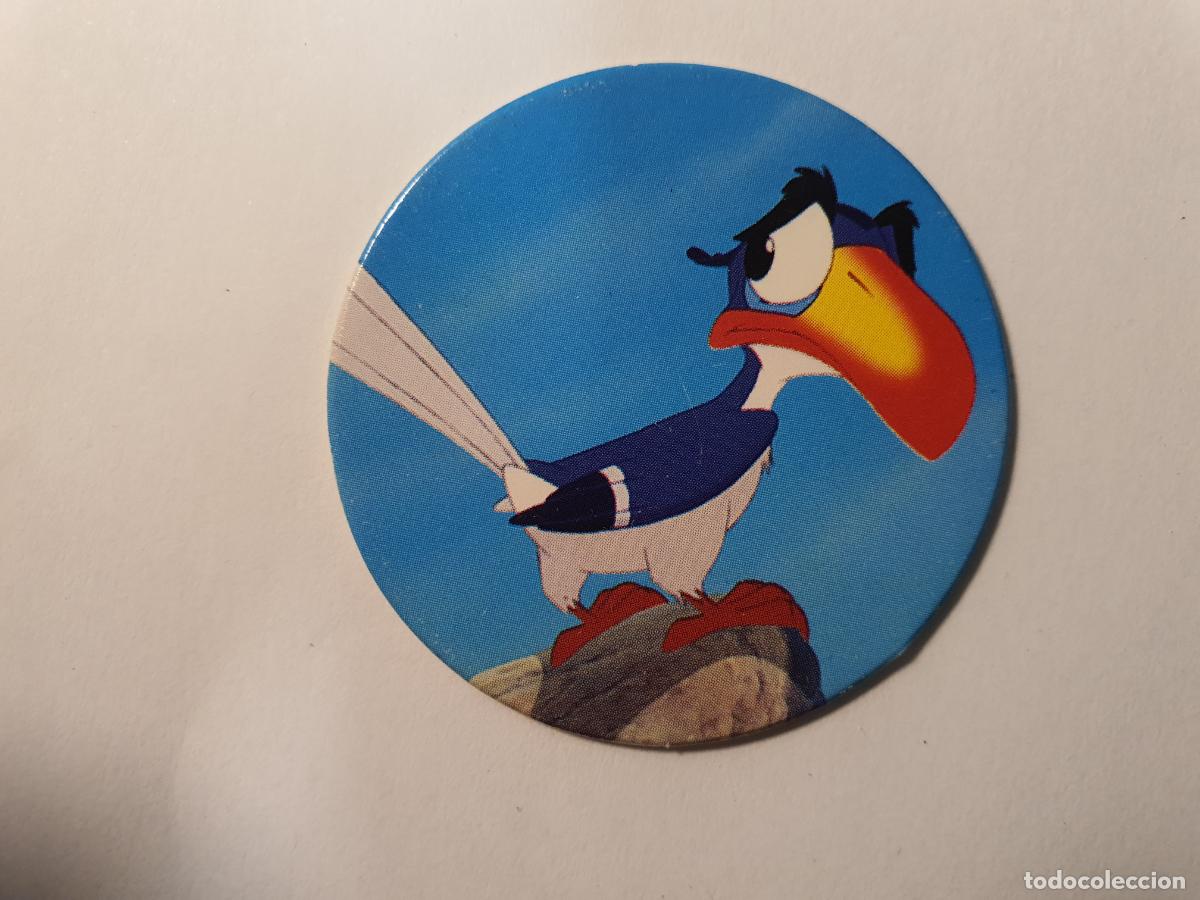Juguetes antiguos y Juegos de colecci&oacute;n: TAZO PANINI CAPS - DISNEY EL REY LEON - TRASERA LION KING - N&ordm; 8
